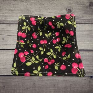 Microwave Bowl Cozy, Cherry Soup Bowl Holder